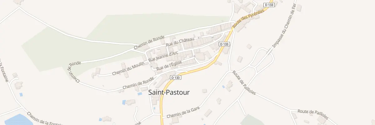 Plan du 7 Rue de l’Eglise à Saint-Pastour