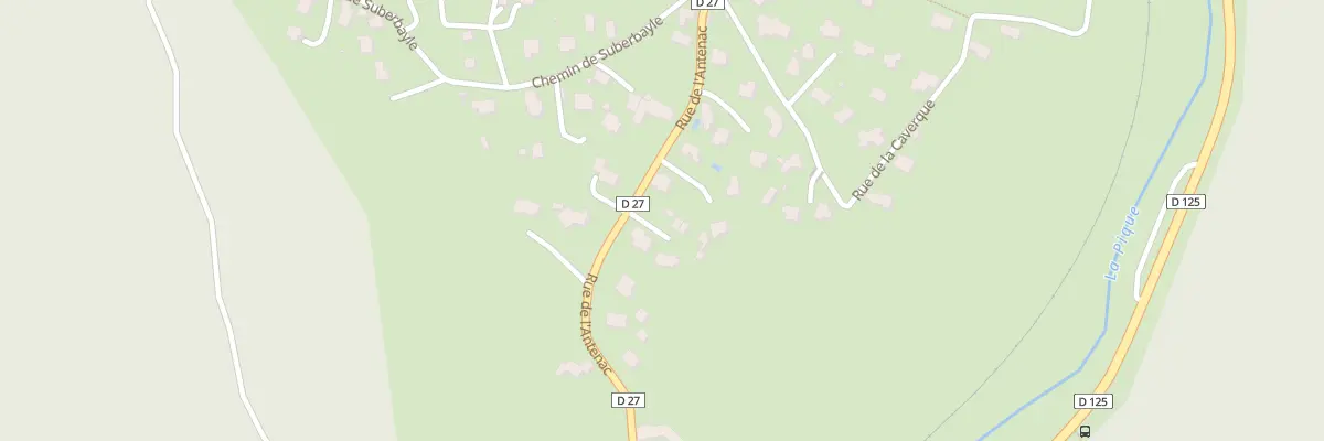 Plan du 136 Castera à Cier-de-Luchon