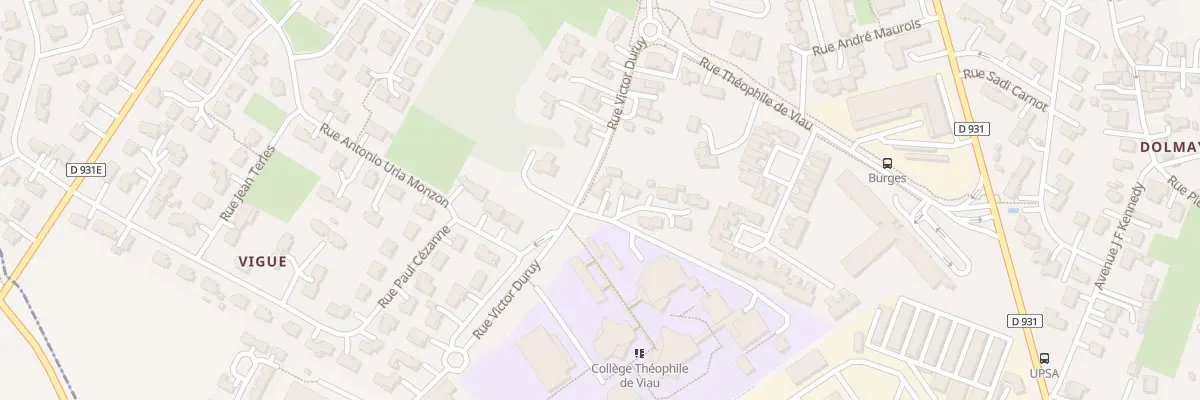 Plan du 380 Rue Victor Duruy au Passage