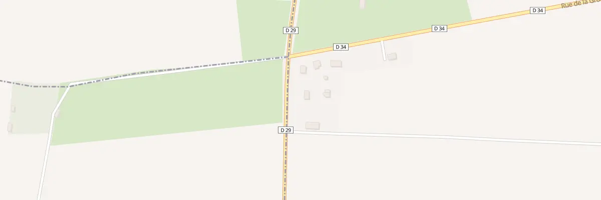 Plan du 875 Rue de Grandcamp à Saint-Nicolas-de-la-Haie