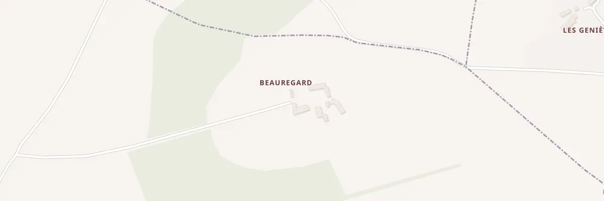 Plan du 15 Beauregard à Maillé