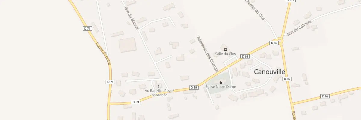 Plan du 4A Rue du Manoir à Canouville