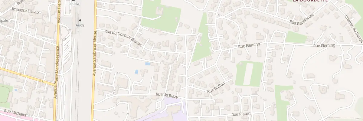Plan du 20 Rue Docteur Branet à Auch