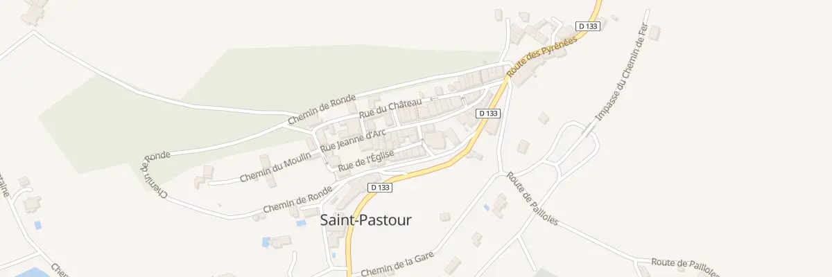 Plan du 2 Rue de l’Eglise à Saint-Pastour