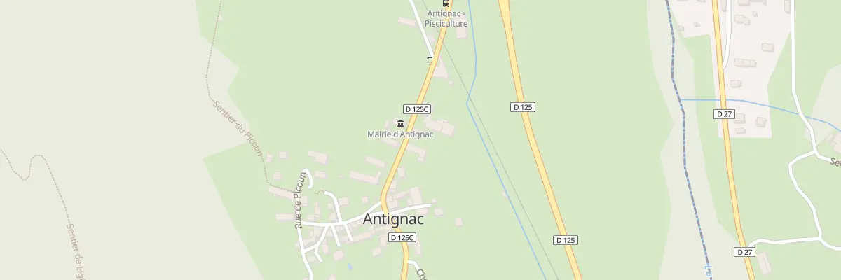 Plan du 9 Clodo des Plas à Antignac