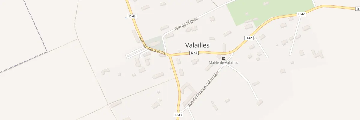 Plan du 1 Rue du Lieutenant René Royer à Valailles