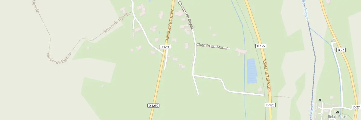 Plan du 9023 Av de Luchon à Antignac