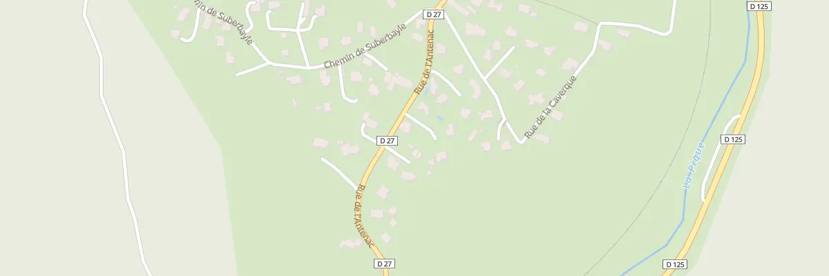 Plan du 153 Castera à Cier-de-Luchon