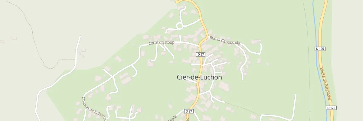 Plan du 30 Le Village à Cier-de-Luchon