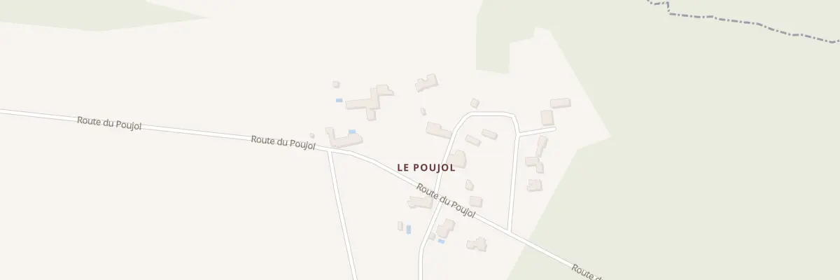 Plan du 36 Le Poujol à Saint-Cernin-de-Labarde