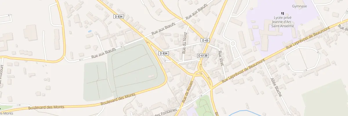 Plan du 8 Rue Louis Gillain à Bernay