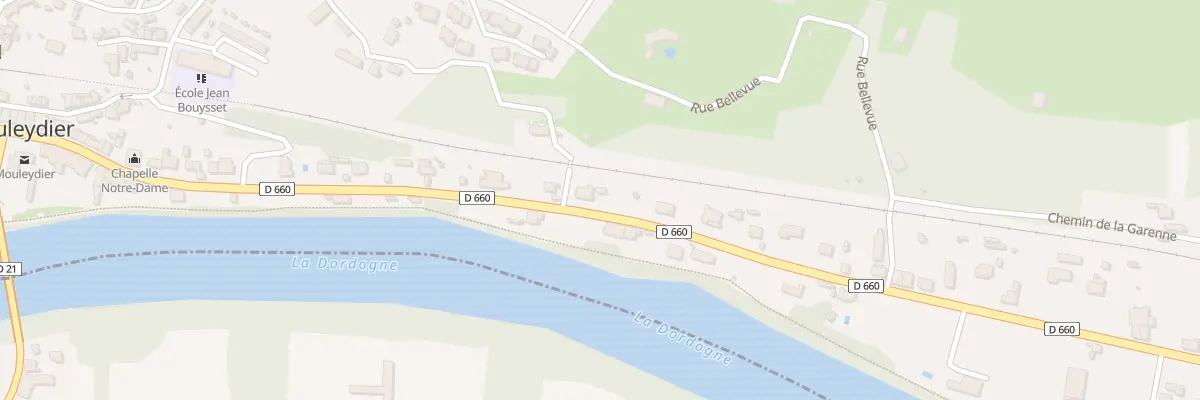 Plan du 17 Av P Constantin à Mouleydier