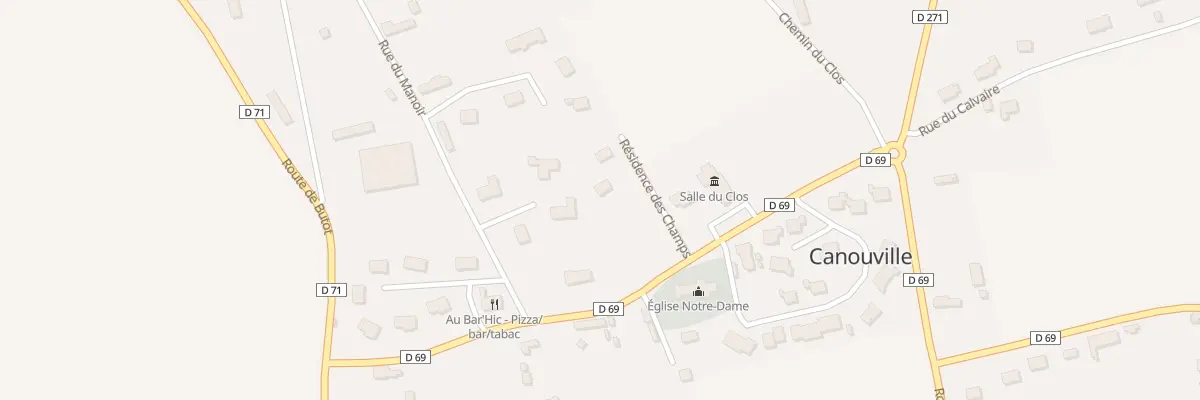 Plan du 3 Res des Champs à Canouville