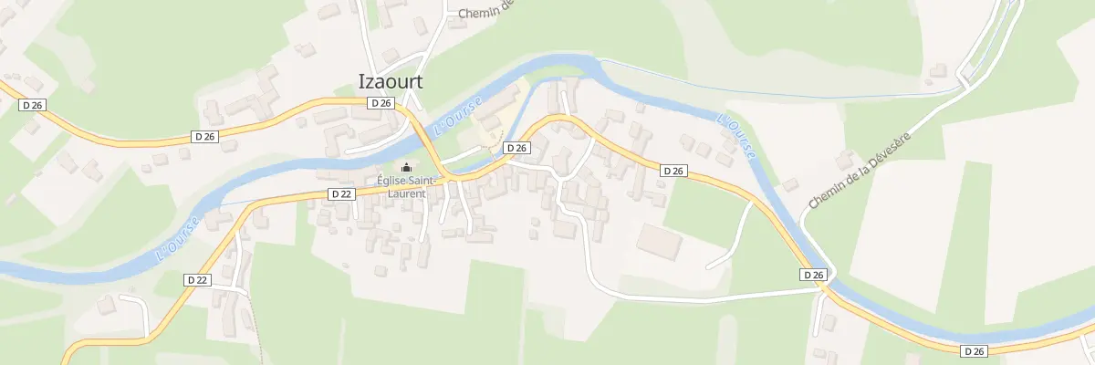 Plan du 2 Imp Doc Amedee Fontan à Izaourt