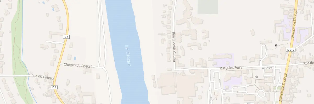 Plan du 5 Rue Ludovic Goulier à Dangé-Saint-Romain