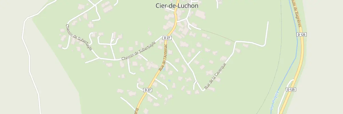 Plan du 4 Castera à Cier-de-Luchon
