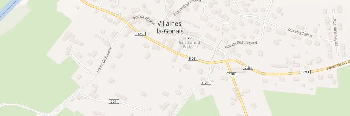 Plan du 2B Rte de la Ferte à Villaines-la-Gonais