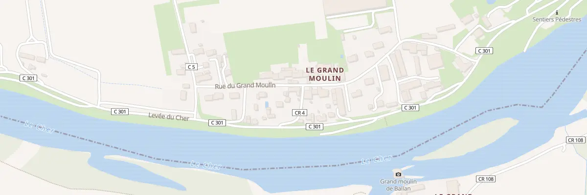 Plan du 13 Rue du Grand Moulin à Saint-Genouph