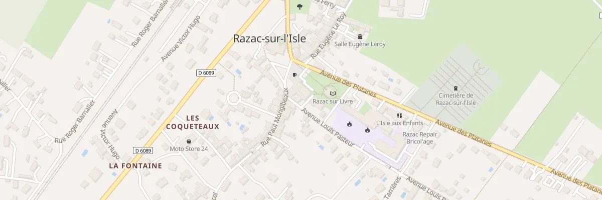 Plan du 5 Av Louis Pasteur à Razac-sur-l’Isle