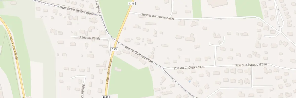 Plan du 40 Rue du Chateau d’Eau à Menneval