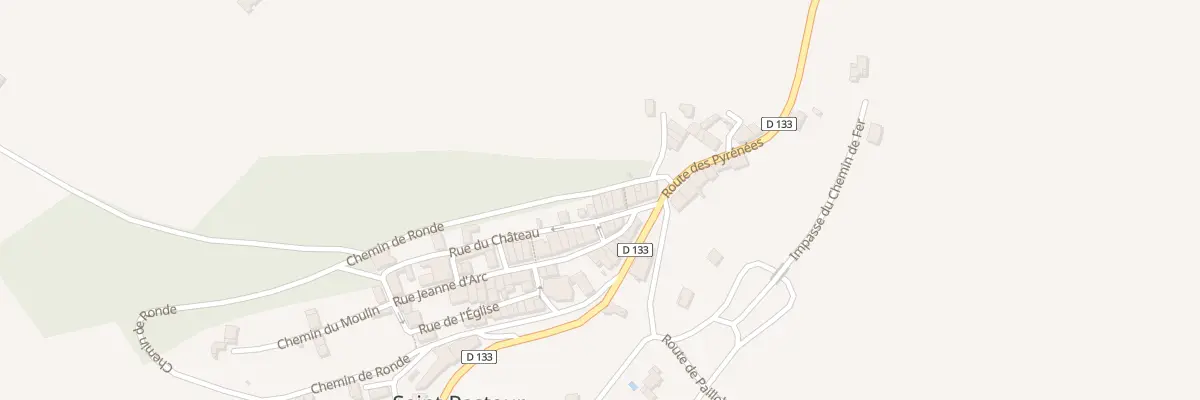 Plan du 16 Rue du Château à Saint-Pastour