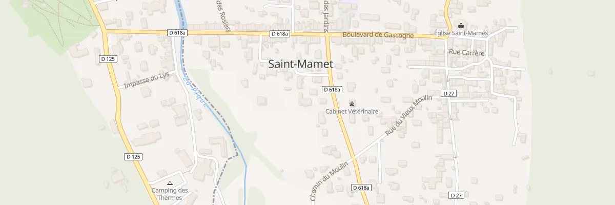 Plan du 18 Av des Pyrénées à Saint-Mamet