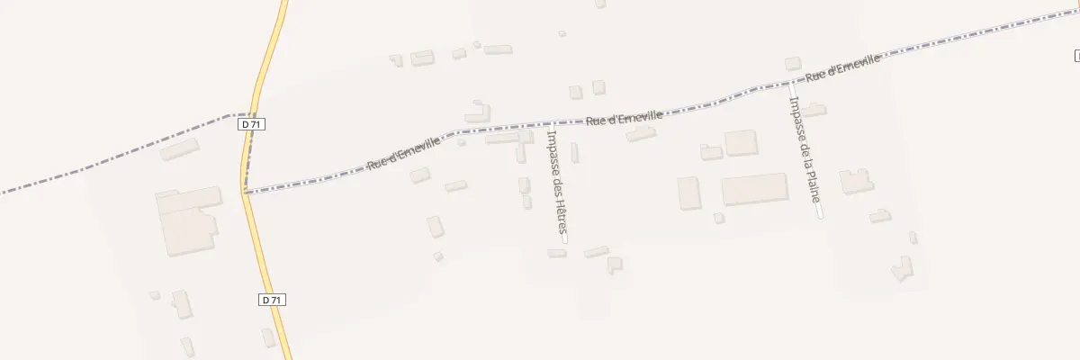 Plan du 33 Imp des Hêtres à Ouainville