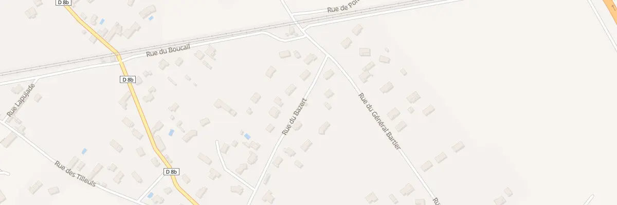 Plan du 1 Rue du Bazert à Huos