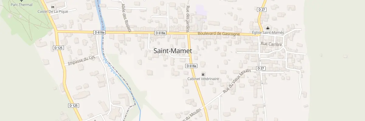 Plan du 12 Av des Pyrénées à Saint-Mamet