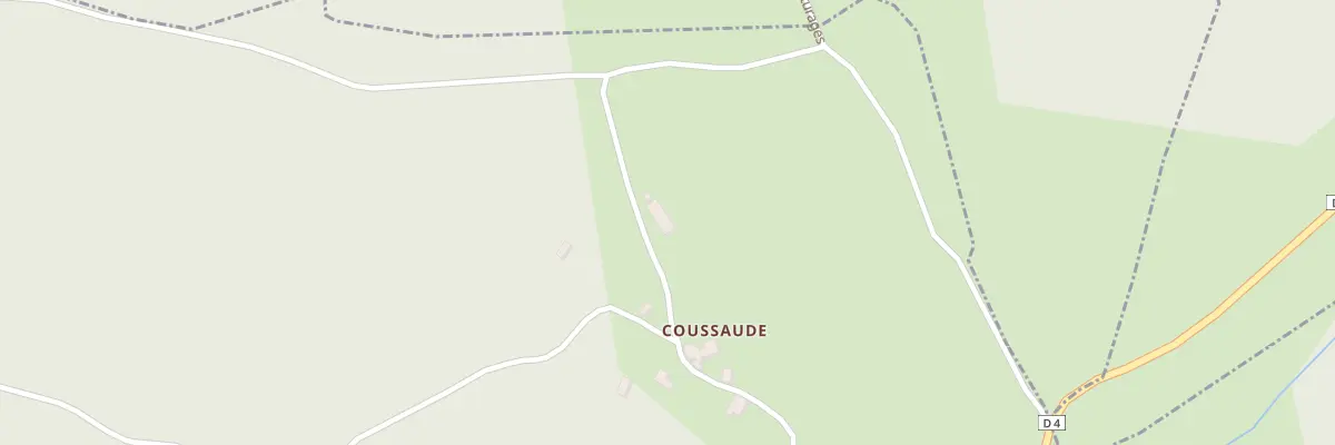 Plan du 635 Che des Dames de Coussaude à Manzac-sur-Vern