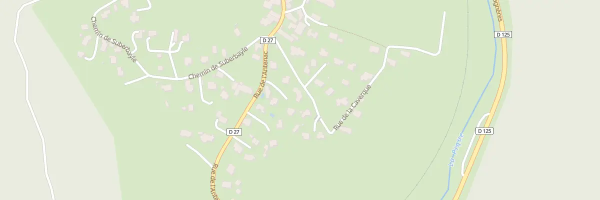 Plan du 2 Castera à Cier-de-Luchon