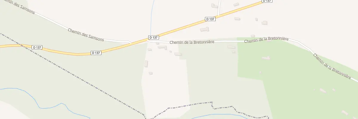 Plan du 72 Che de la Bretonniere à Saint-Grégoire-du-Vièvre