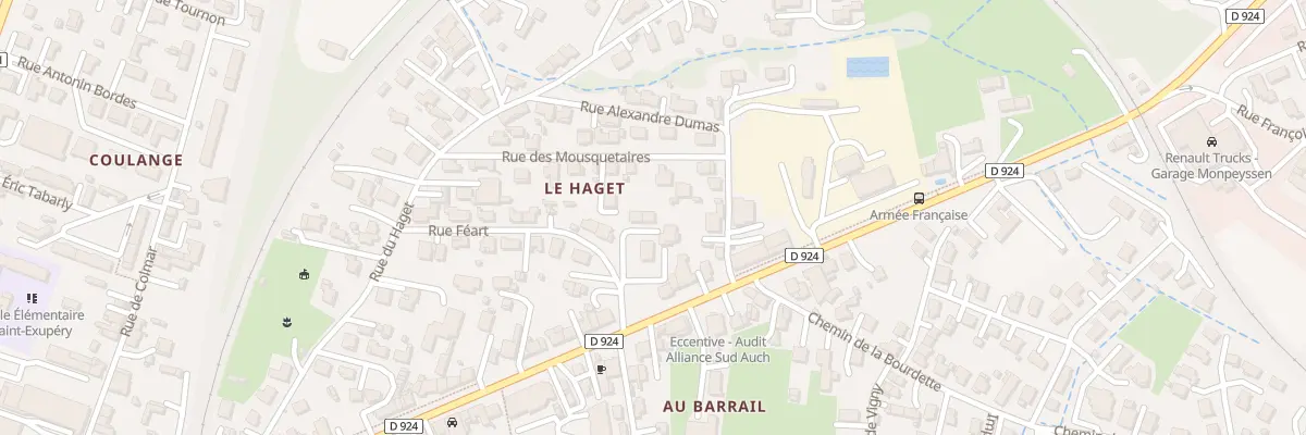 Plan du 5 Imp Féart à Auch