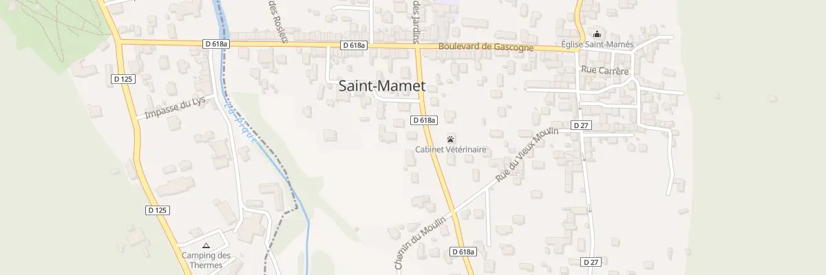 Plan du 16 Av des Pyrénées à Saint-Mamet