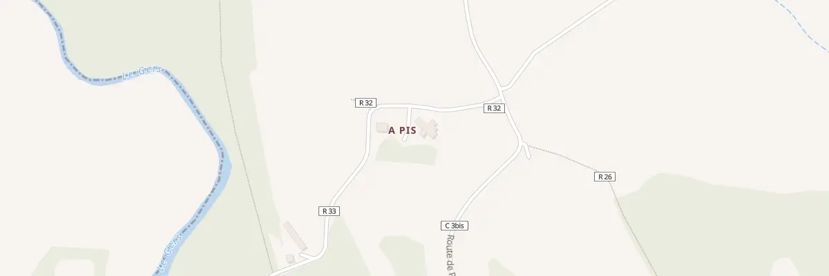 Plan du 160 Rte de Pis à Castéra-Lectourois