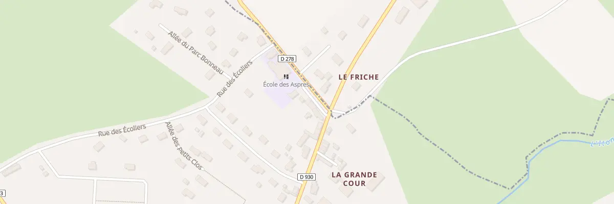 Plan du 5 All des Rosiers aux Aspres