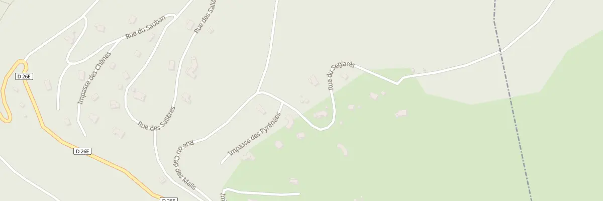 Plan du 3 Castillon à Labroquère