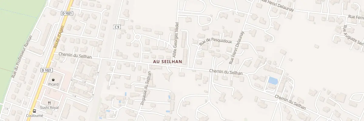 Plan du 21 Che du Seilhan à Auch