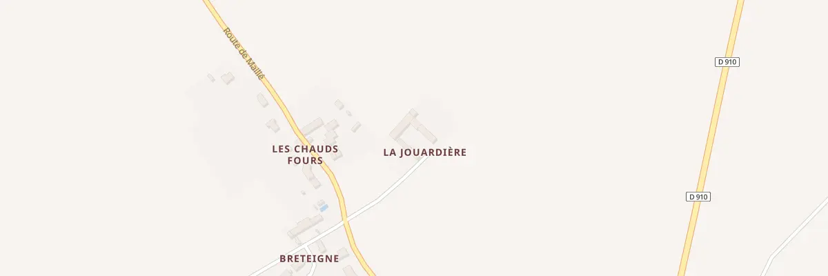 Plan du 307 La Jouardière à La Celle-Saint-Avant