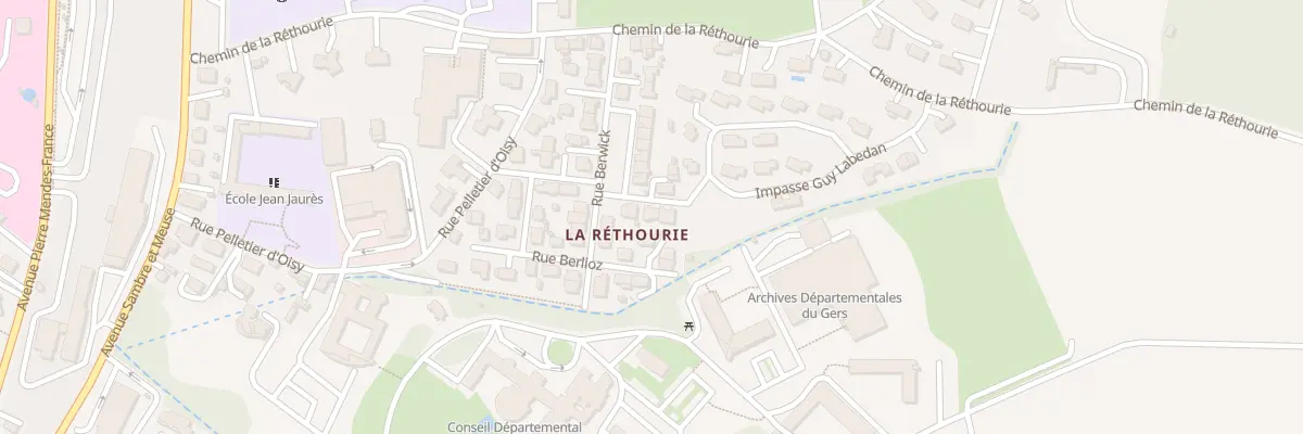 Plan du 27 Rue Berwick à Auch