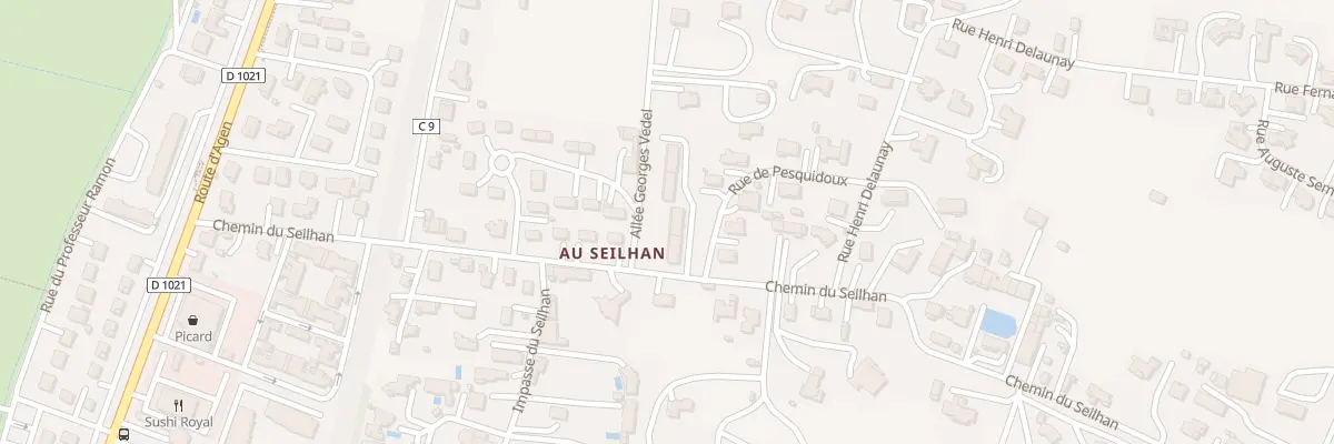 Plan du 21B Che du Seilhan à Auch