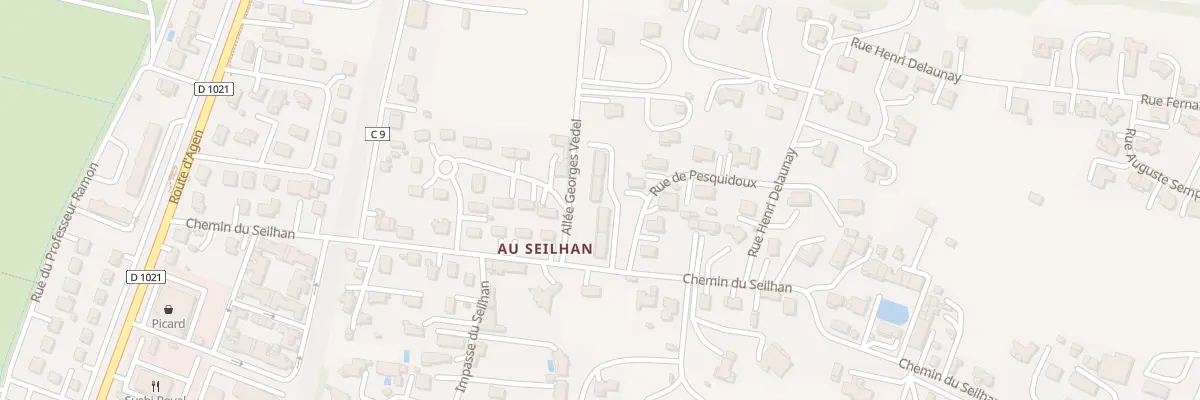 Plan du 23 Che du Seilhan à Auch