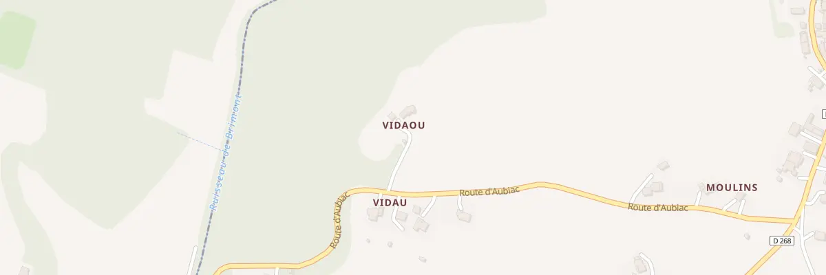 Plan du 260 Vidaou à Moirax