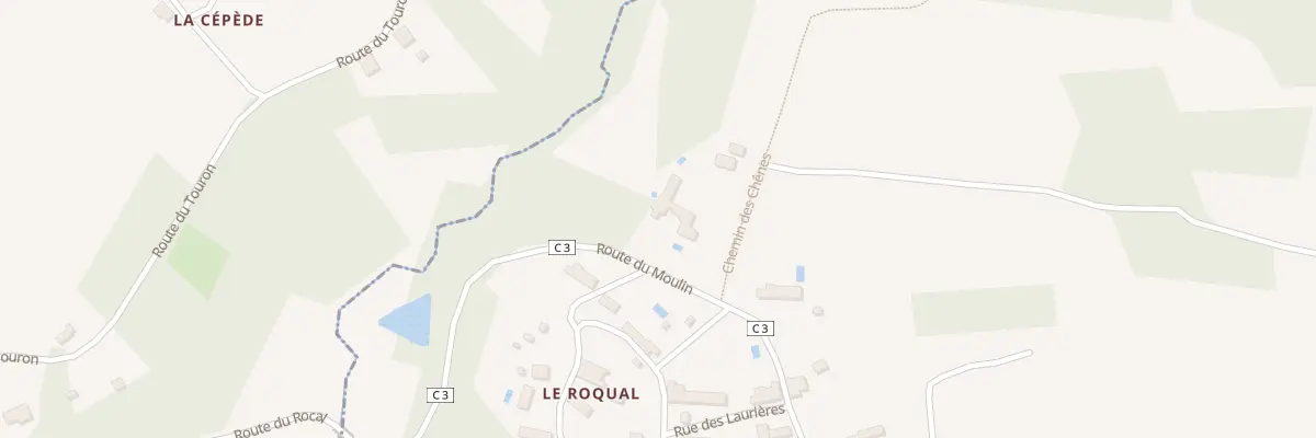 Plan du 1 Le Roqual à Monmadalès