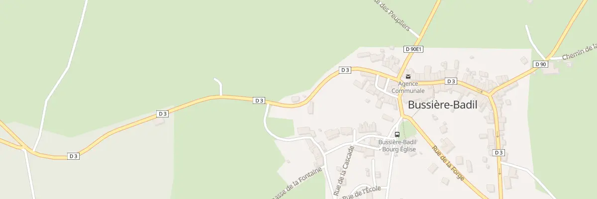 Plan du 49 Le Bourg à Bussière-Badil
