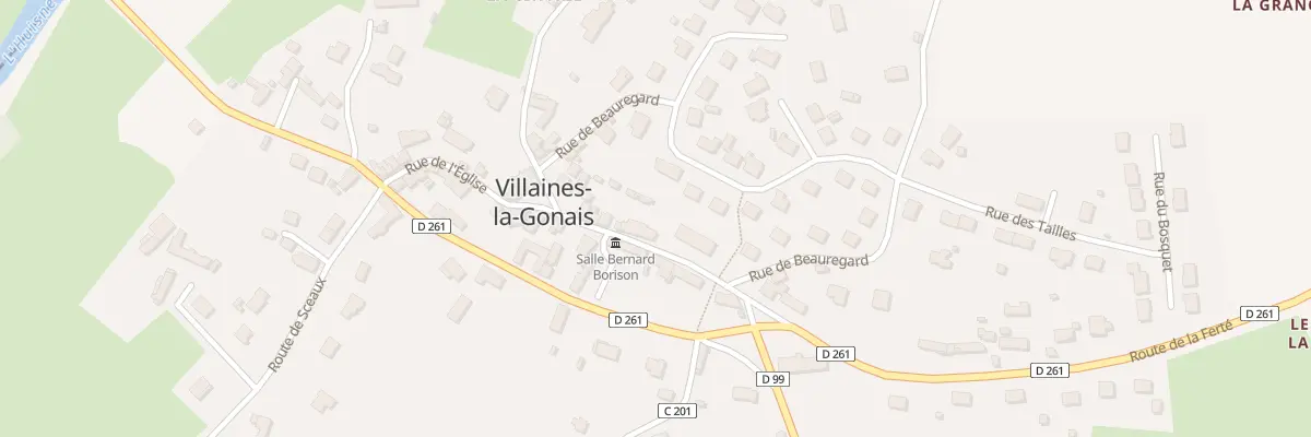 Plan du 4 Rue de L Eglise à Villaines-la-Gonais
