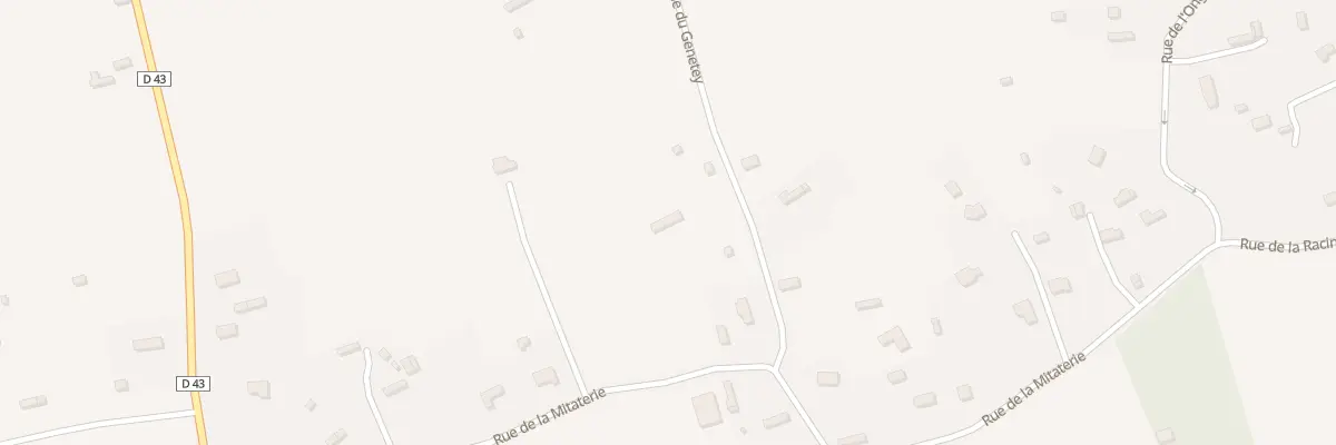 Plan du 1 Rue du Genetey à Plasnes
