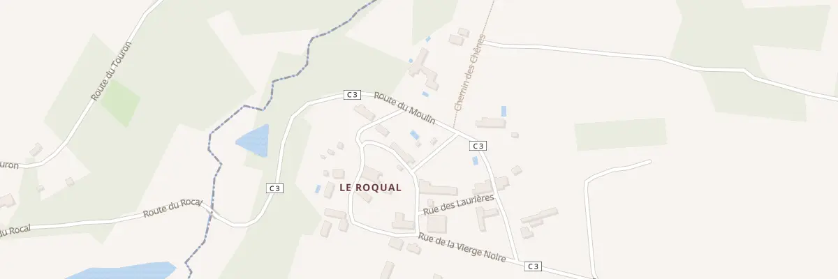 Plan du 9 Le Roqual à Monmadalès