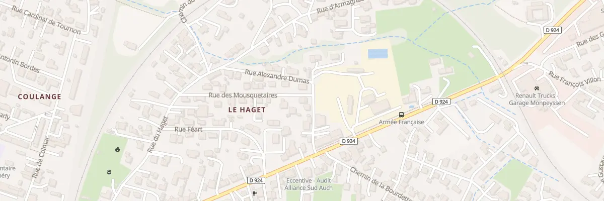 Plan du 8 Rue Alexandre Dumas à Auch