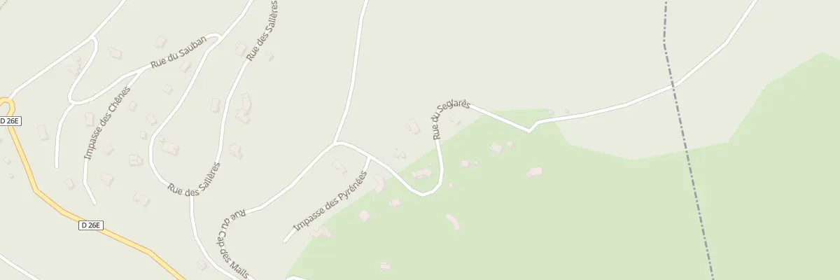 Plan du 13 Castillon à Labroquère
